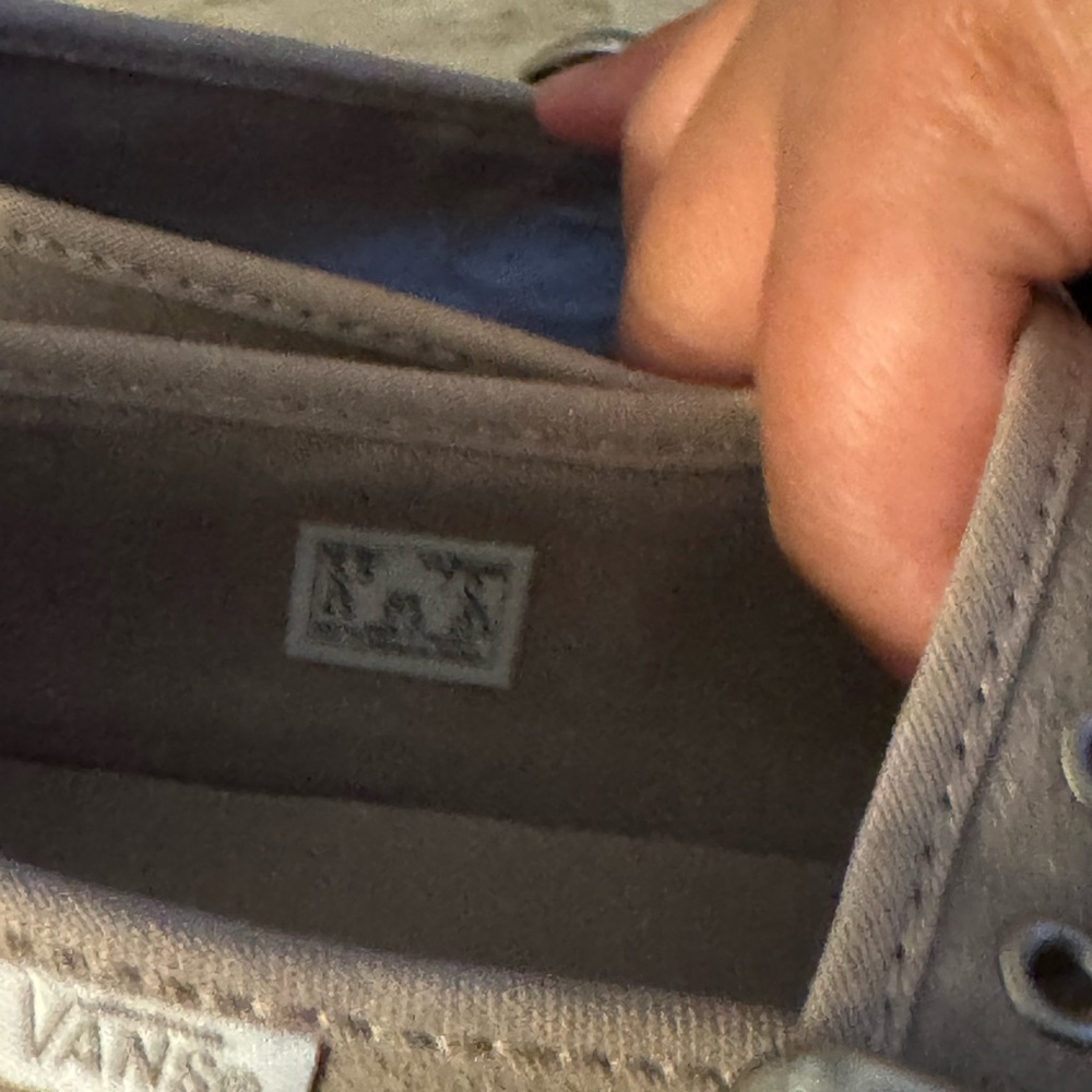 Vans Grey and White Mary Jane Sneakers - Picture 6 of 6